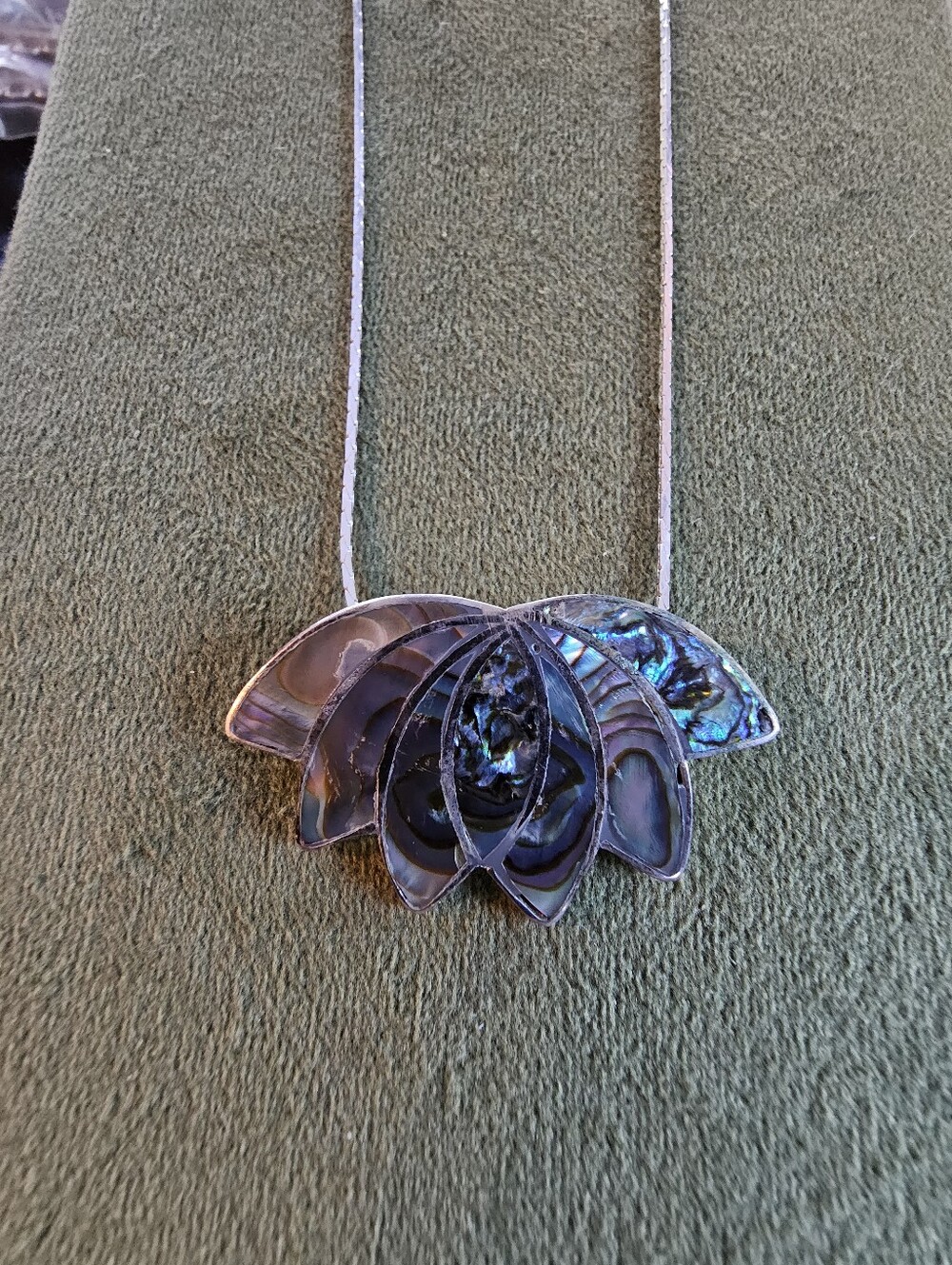 Vintage Alpaca Mexico Silver Necklace